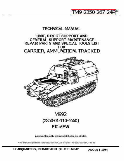 TM 9-2350-267-24P Technical Manual
